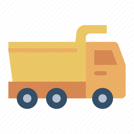 Truck, transportation, mining, engineering, industry, dump truck icon - Download on Iconfinder