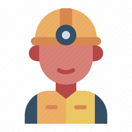 Miner, avatar, man, mining, engineering, industry icon - Download on Iconfinder