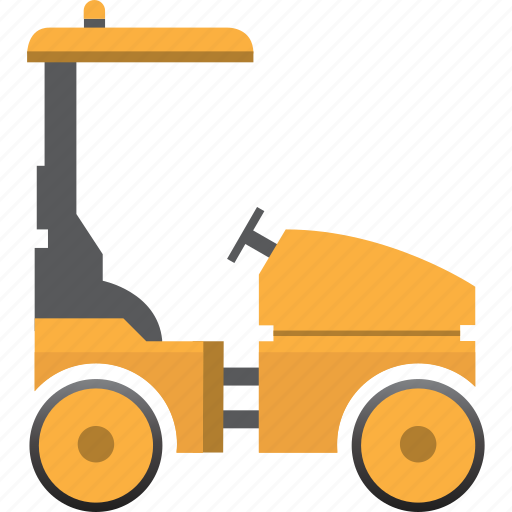 Compactor, construction, earth mover, equipment, machinery, mining, mining vehicles icon - Download on Iconfinder