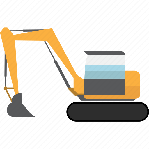 Construction, earth mover, equipment, excavator, machinery, mining, mining vehicles icon - Download on Iconfinder