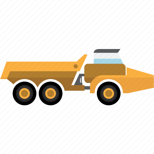 Articulated, construction, earth mover, equipment, machinery, mining, mining vehicles icon - Download on Iconfinder