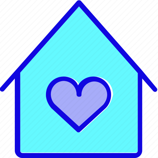 Architecture, building, favorite, heart, home, house, property icon - Download on Iconfinder
