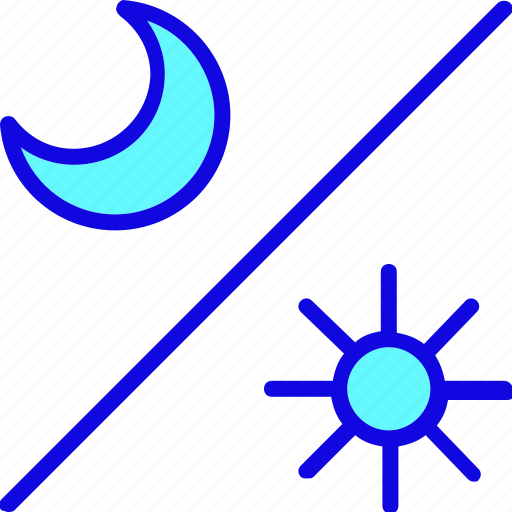 Date, day, moon, night, sun, time, weather icon - Download on Iconfinder