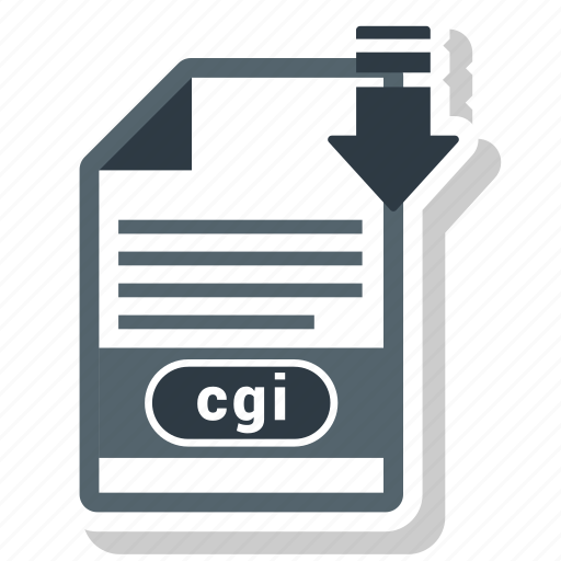 Cgi, document, extension, format icon - Download on Iconfinder