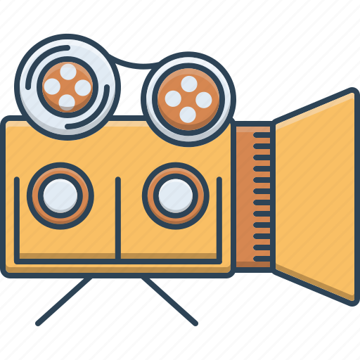 Broadcasting, documentaries, documentary, documentary film, film, filmmaking, videographer icon - Download on Iconfinder