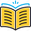 open book, knowledge, magazine, library, textbook, publication, encyclopedia 