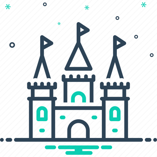 Ancient, castle, fairy, fairytale, fort, land, palace icon - Download on Iconfinder