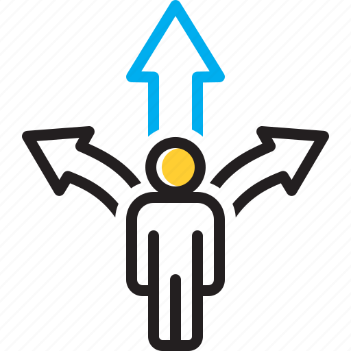 Decide, direction, side, flank, pivot, way, judge icon - Download on Iconfinder