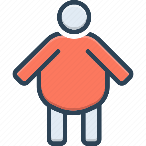Blubber, fat, fatness, guzzler, heavy, hefty, over weight icon - Download on Iconfinder