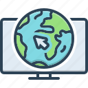browser, globe, internet, online, visit, webpage, world