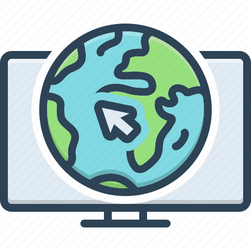 Browser, globe, internet, online, visit, webpage, world icon - Download on Iconfinder