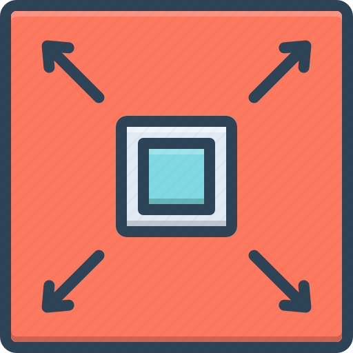 Frame, linear, object, shape, square icon - Download on Iconfinder