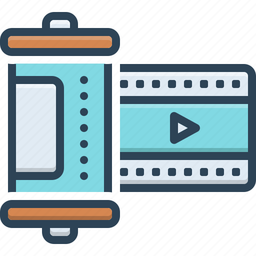 Cinematography, entertainment, film, filmstrip, movie, picture, script icon - Download on Iconfinder