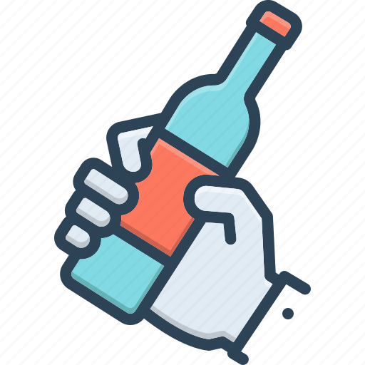 Bottle, catch, clasp, drunkard, grip, hold, sop icon - Download on Iconfinder