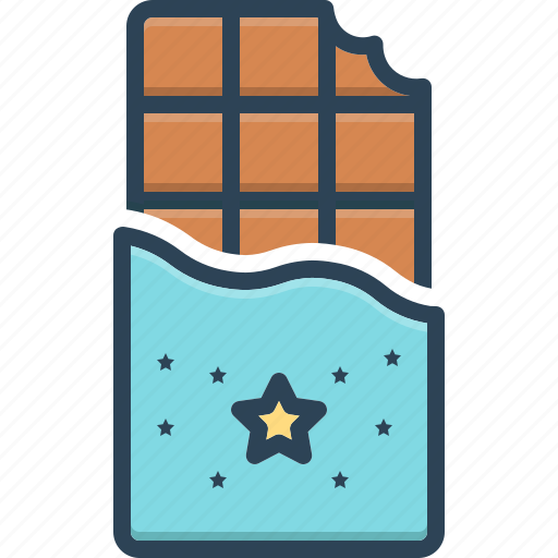 Caramel, chocolate, cocoa, gift, sweet, unhealthy, wrapper icon - Download on Iconfinder