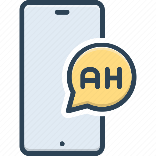 Ah, hello, intimation, message, news, report, tidings icon - Download on Iconfinder