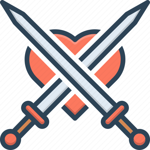 Aggression, attack, disarm, invasion, onslaught, sharp, sword icon - Download on Iconfinder