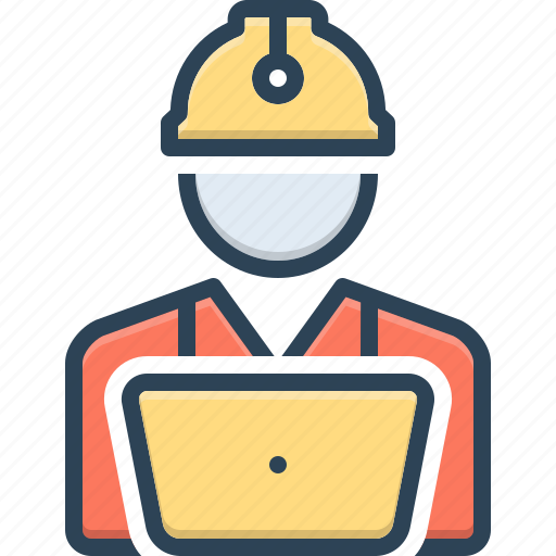 Builder, craftsmen, employee, engineer, hardhat, roustabout, worker icon - Download on Iconfinder