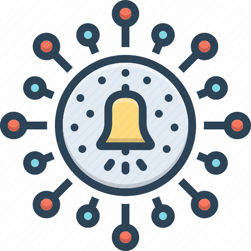 Attention, bell, caution, information, meditation, notice, warning icon - Download on Iconfinder