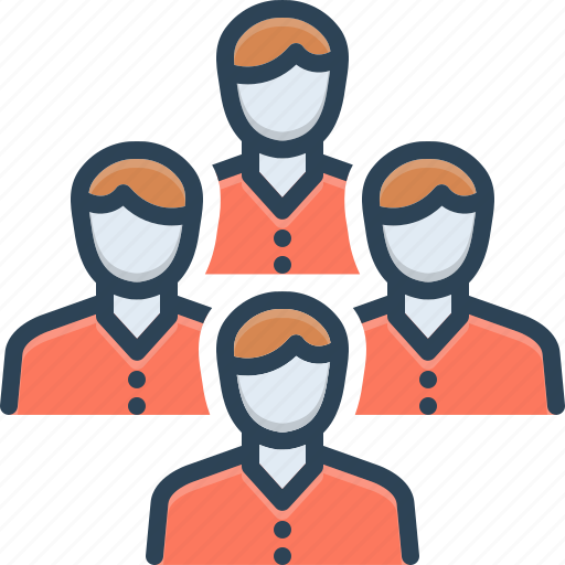 Concourse, crowd, folk, group, mob, multitude, rabble icon - Download on Iconfinder