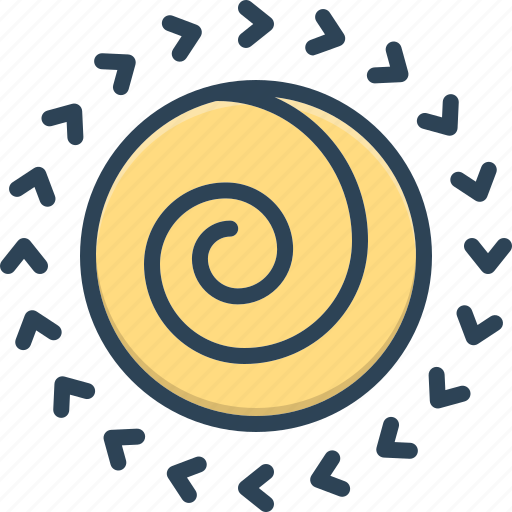 Dizziness, go round, revolve, rotate, spin, spin around, whirligig icon - Download on Iconfinder