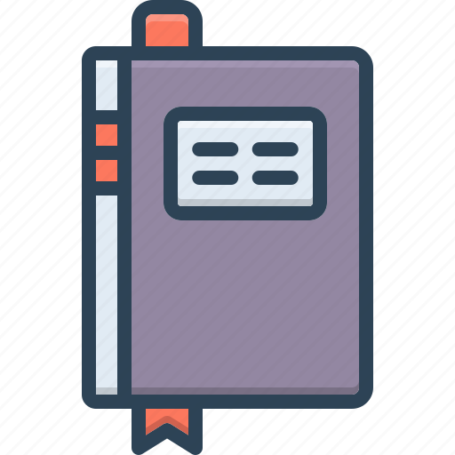 Book, exercise, ledger, logbook, notebook, notepad, workbook icon - Download on Iconfinder