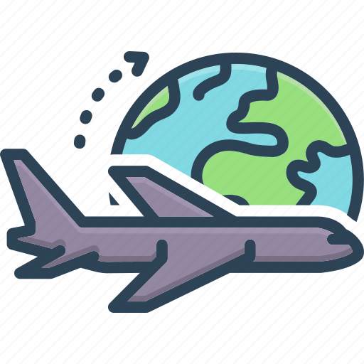 Aeroplane, aviation, foreign, global, international, plane, travel icon - Download on Iconfinder