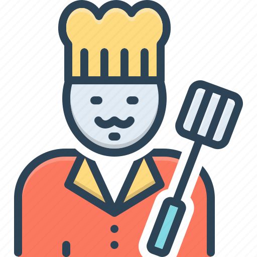 Culinary, catering, as, baker, food preparer, equally, cook icon - Download on Iconfinder