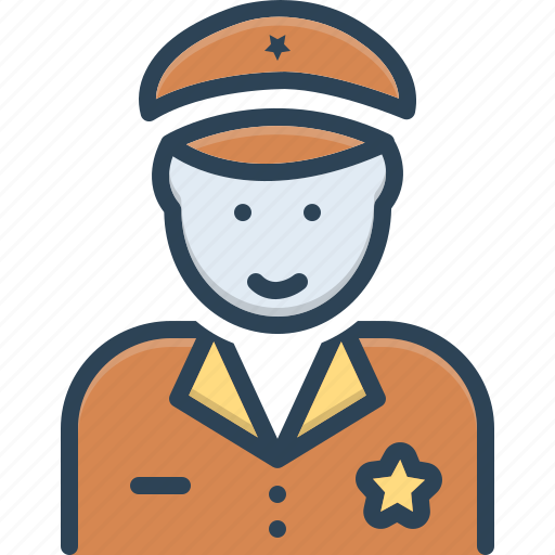 Cop, secure, guard, force, policeman, police, enforcer icon - Download on Iconfinder