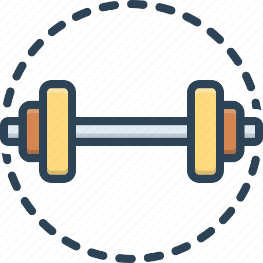 Gym, workout, dumbbell, heavy, strong, exercise, training icon - Download on Iconfinder