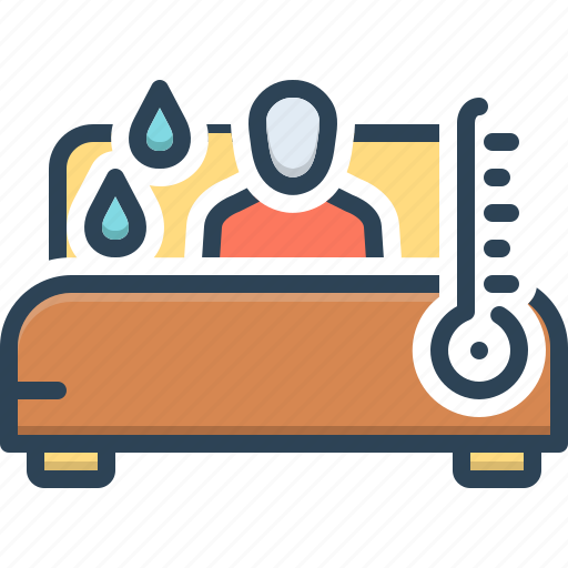 Suffering, unwell, poorly, patient, sick, hospitalized, ill icon - Download on Iconfinder