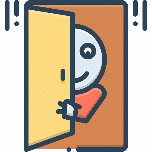 Human, keek, peek, peep, snoop icon - Download on Iconfinder