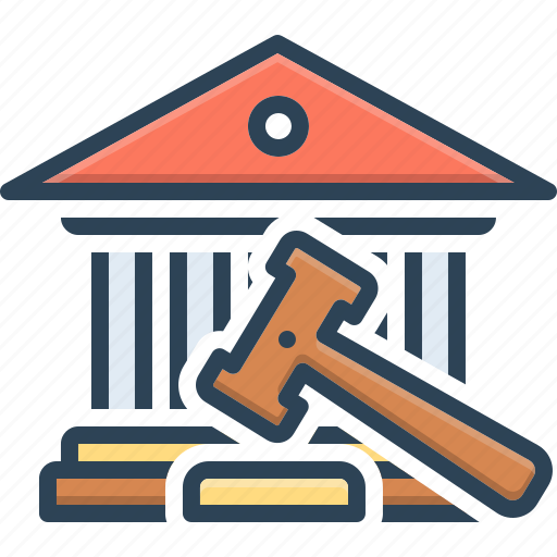 Authority, hammer, governmental, house, court, magistrate, judge icon - Download on Iconfinder