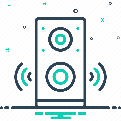Sound, speaker, volume, sound noise, loud sound, music system icon - Download on Iconfinder