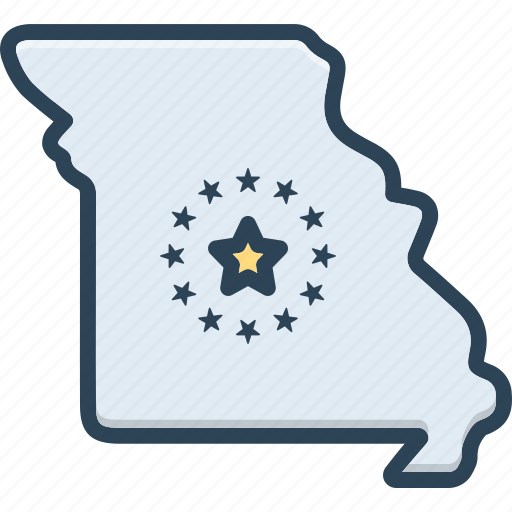 Missouri, state, area, border, cartography, contour, country icon - Download on Iconfinder