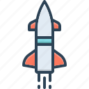 missile, rocket, aircraft, launch, space, flame, spaceship