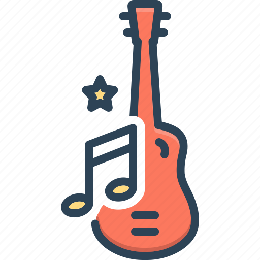 Songs, classic, lyrics, musical, guitar, instrument, tone icon - Download on Iconfinder