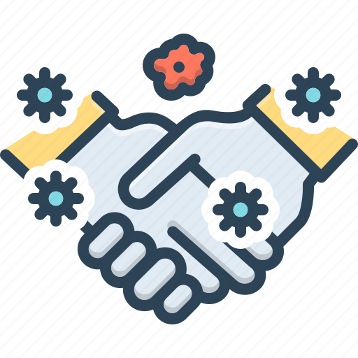 Spreading, attention, bacterium, care, virus, disease, handshake icon - Download on Iconfinder