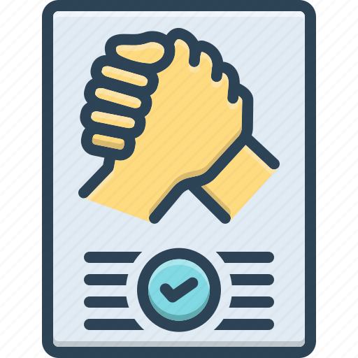 Deals, agreement, settlement, business, handshake, partnership icon - Download on Iconfinder