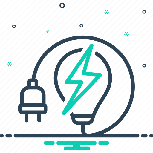 Electricity, current, bulb, socket, unplugged, flash, power supply icon - Download on Iconfinder