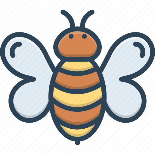 Bee, buzz, honeybee, nature, insect, animal, wasp icon - Download on Iconfinder