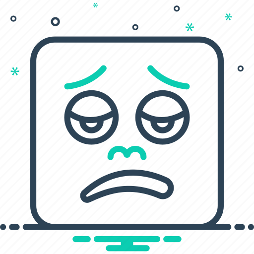 Disappointed, frustrated, hopeless, disconsolate, sorrow, upset, emotion icon - Download on Iconfinder
