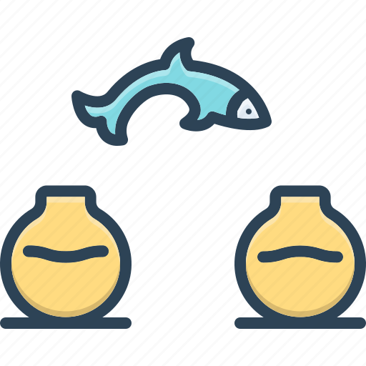 Shift, fishbowl, fish, jump, another, change, transformation icon - Download on Iconfinder