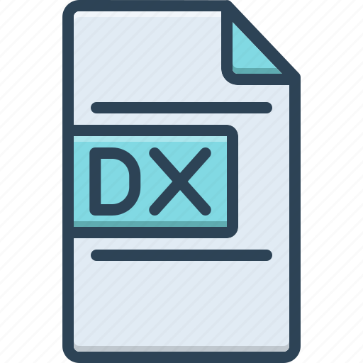 Dx, file, alphabet, company, letter, document, data icon - Download on Iconfinder