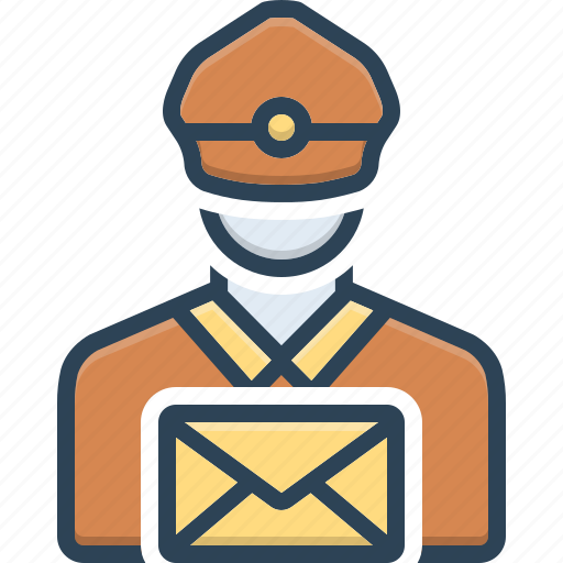 Mailman, delivery, postman, occupation, courier, correspondence, deliveryman icon - Download on Iconfinder