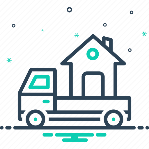 Movers, driving, propulsion, operator, transport, agency, house move icon - Download on Iconfinder