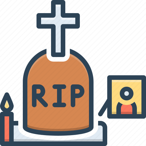 Funeral, burial, inhumation, cremation, cemetery, graveyard, halloween icon - Download on Iconfinder