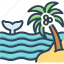 seas, coast, seaboard, coastal, beach, coastal region, palm tree 