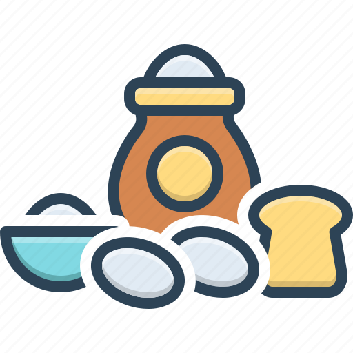 Carb, rice, bread, egg, healthy, nutrition, protein icon - Download on Iconfinder