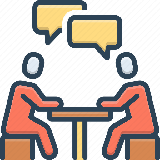 Conversation, discussion, talk, chat, gossip, parlance, speak icon - Download on Iconfinder